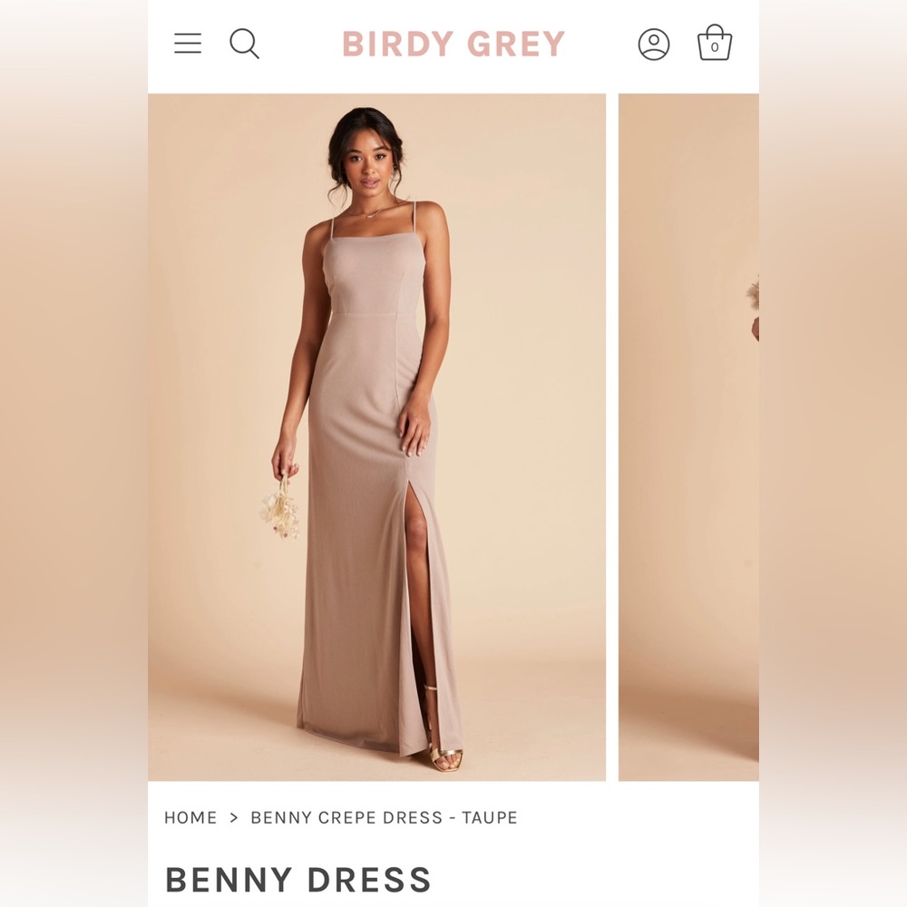 Birdy Grey Benny Crepe Dress Bridesmaid Dress